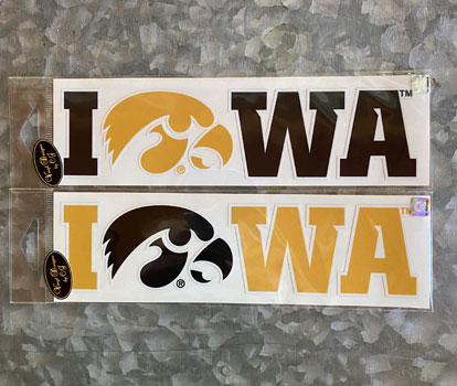 Iowa Tigerhawk Vinyl Decal