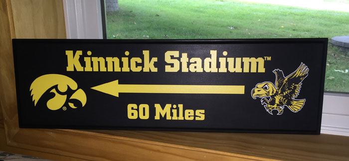 Image result for kinnick stadium sign