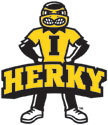 University of Iowa Herky Hands Hips Wordmark Herky Vinyl Car Decal