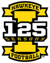Iowa Hawkeye Football 125 Seasons, vehicle decal
