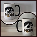 Iowa Mom Ceramic Mug With Tigerhawk